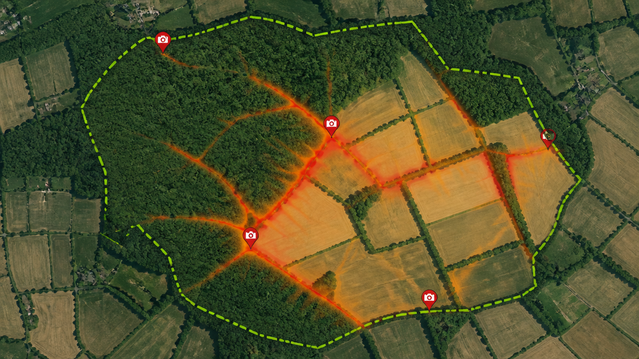 Kort/heatmap-skærm